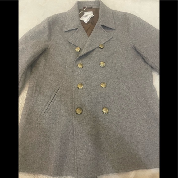 BRUNELLO CUCINELLI GREY COAT SIZE 50/L - Picture 13 of 13